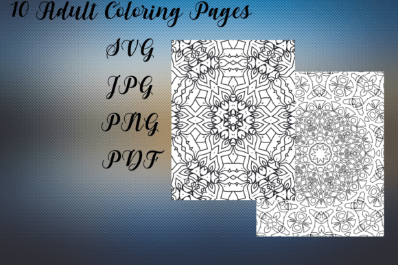 10 Coloring Page Bundle: Graphics & Coloring Pages Amp