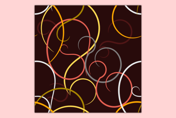 Abstract Bright Swirls Dark Pattern Review