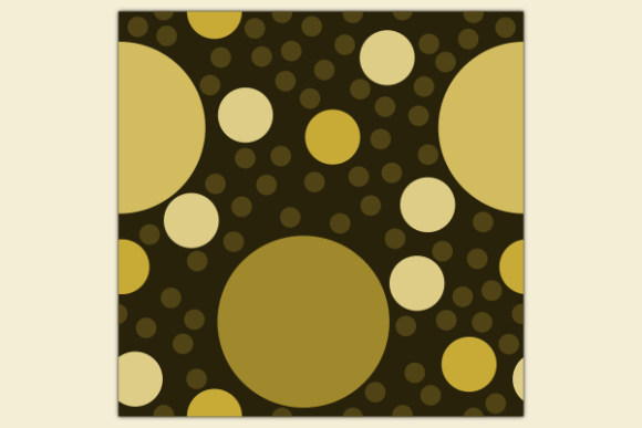 Abstract Brown Circles Dark Pattern: Graphics & Patterns Review