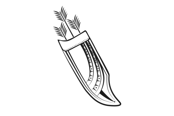 Arrow Bag: Ethnic Sack Graphics for Crafts
