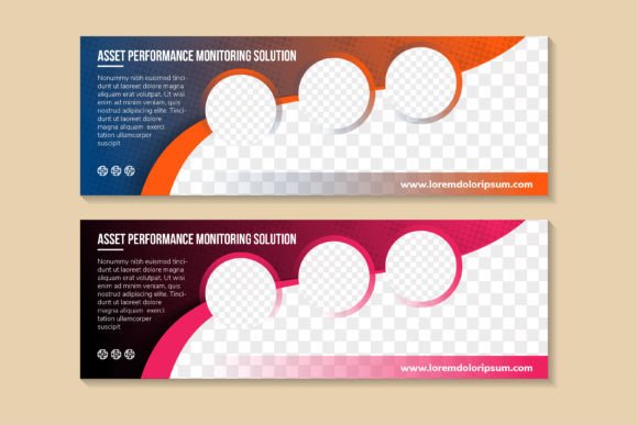 Asset Performance Banner: Graphics & Social Media Templates