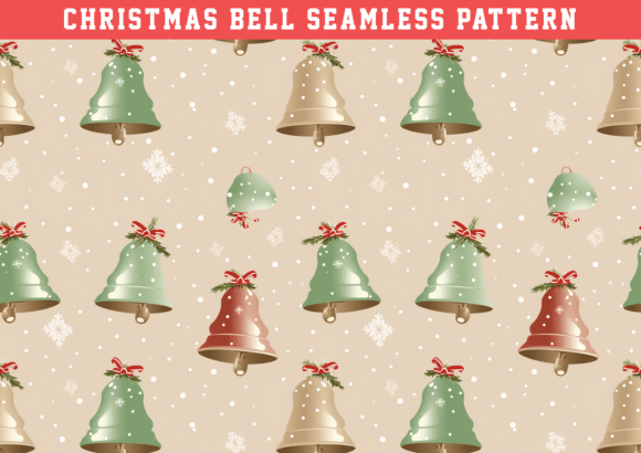 Christmas Bell Seamless Graphics and Patterns Review