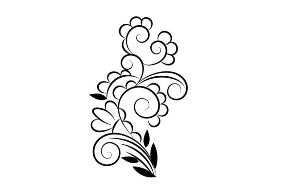 Floral Backround Decorative Flower: Graphics & Crafts