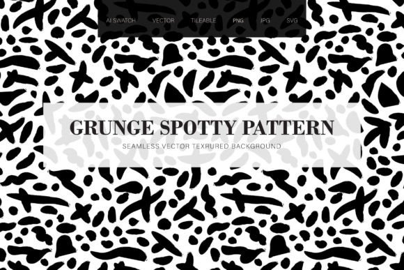 Grunge Brush Seamless Pattern: Graphics & Patterns Review