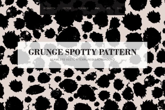 Grunge Spots Dots Seamless Pattern Graphics