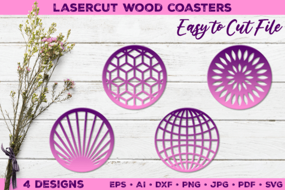 Lasercut Coasters: Graphics & Crafts Review