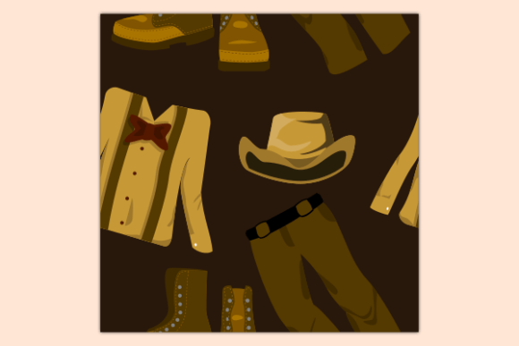 Western Vintage Clothes Dark Pattern Graphics Review